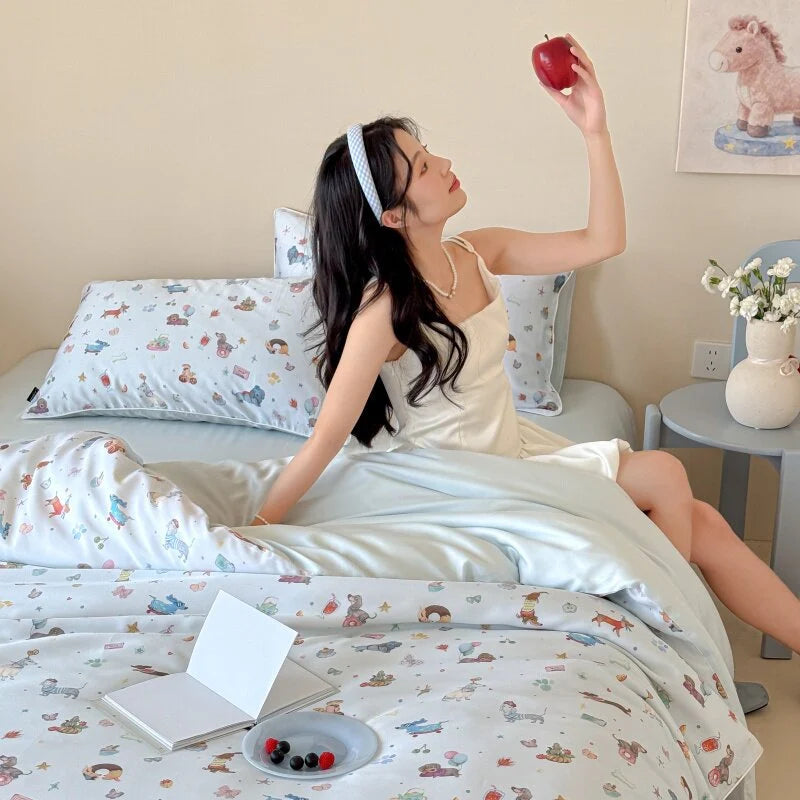 Bedding Set Lyocell Moisture-Regulating 4-Piece Set