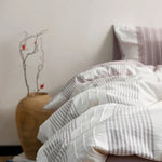Bedding Set Percale Cotton Embroidered Floral 4-Piece