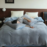 Bedding Set Plush Microfiber Machine-Washable and Breathable