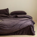 Bedding Set Plush Minky Microfiber Warm 4-Piece