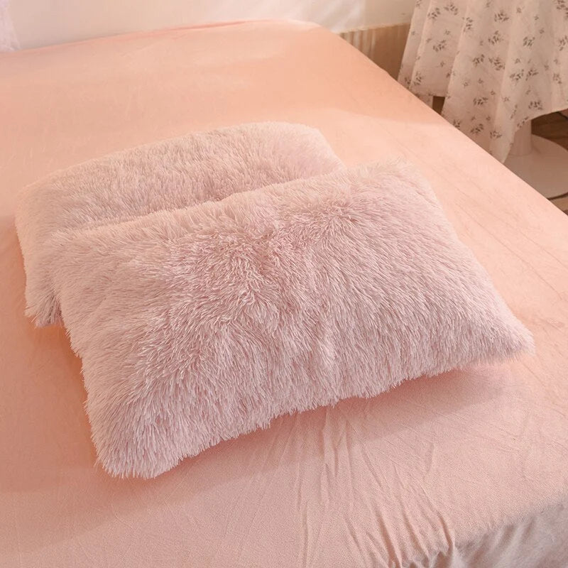 Bedding Set Plush Sherpa Fleece Machine-Washable