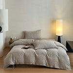 Bedding Set Pre-Washed Cotton-Linen Subtle Leopard Print