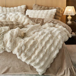 Bedding Set Rabbit Fur Fleece Warm & Breathable