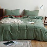 Bedding Set Reversible Breathable Cotton Blend Easy Care