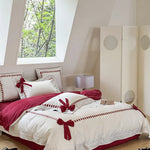 Bedding Set Reversible Breathable Cotton Satin