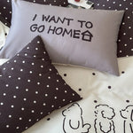 Bedding Set Reversible Cotton Blend Set of 4