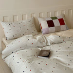 Bedding Set Reversible Cotton Blend Set of 4
