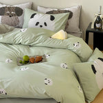 Bedding Set Reversible Cotton Percale Breathable
