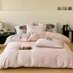 Bedding Set Reversible Cotton Percale Breathable