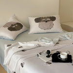 Bedding Set Reversible Cotton Satin Animal Print