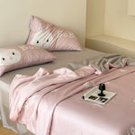Bedding Set Reversible Cotton Satin Animal Print