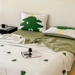 Bedding Set Reversible Cotton Satin Animal Print