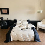 Bedding Set Reversible Satin Glossy & Matte 4-Piece