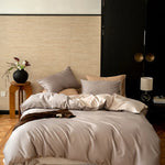 Bedding Set Reversible Woven Satin 4-Piece