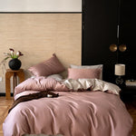 Bedding Set Reversible Woven Satin Temperature-Regulating
