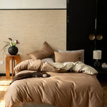Bedding Set Reversible Woven Satin Temperature-Regulating