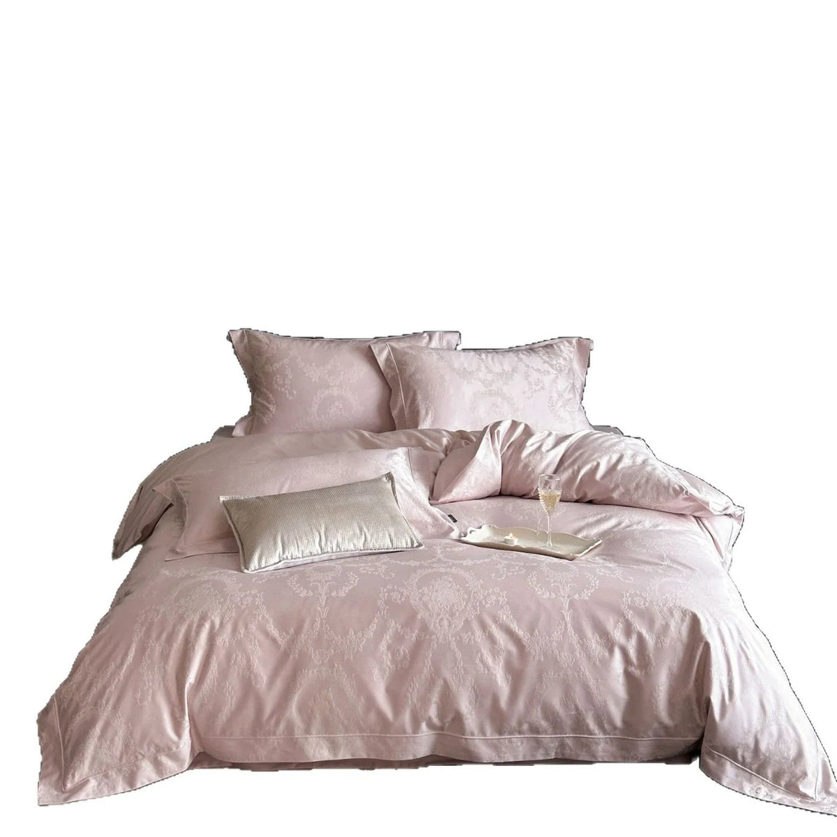Bedding Set Satin Damask Jacquard 4-Piece Set