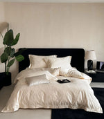 Bedding Set Satin Damask Jacquard 4-Piece Set