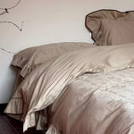 Bedding Set Satin Floral Jacquard 4-Piece