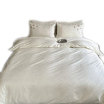 Bedding Set Satin Jacquard Embroidered Butterflies 4-Piece