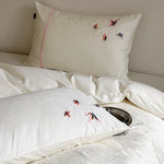 Bedding Set Satin Jacquard Embroidered Butterflies Four-Piece Set