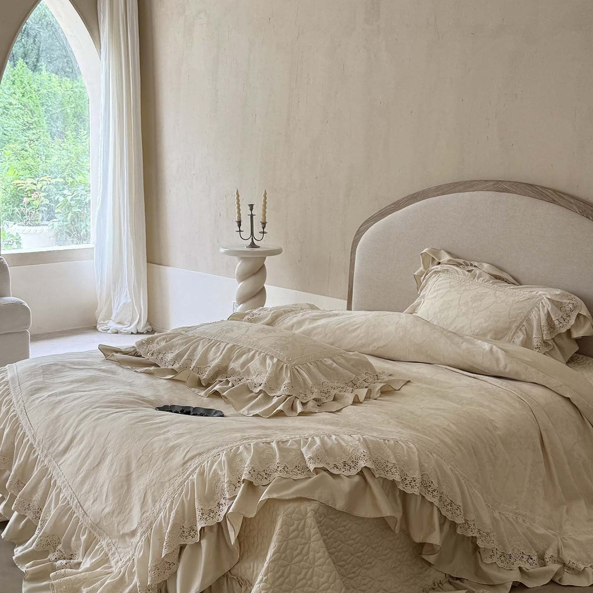 Bedding Set Satin Jacquard Temperature-Regulating 4-Piece