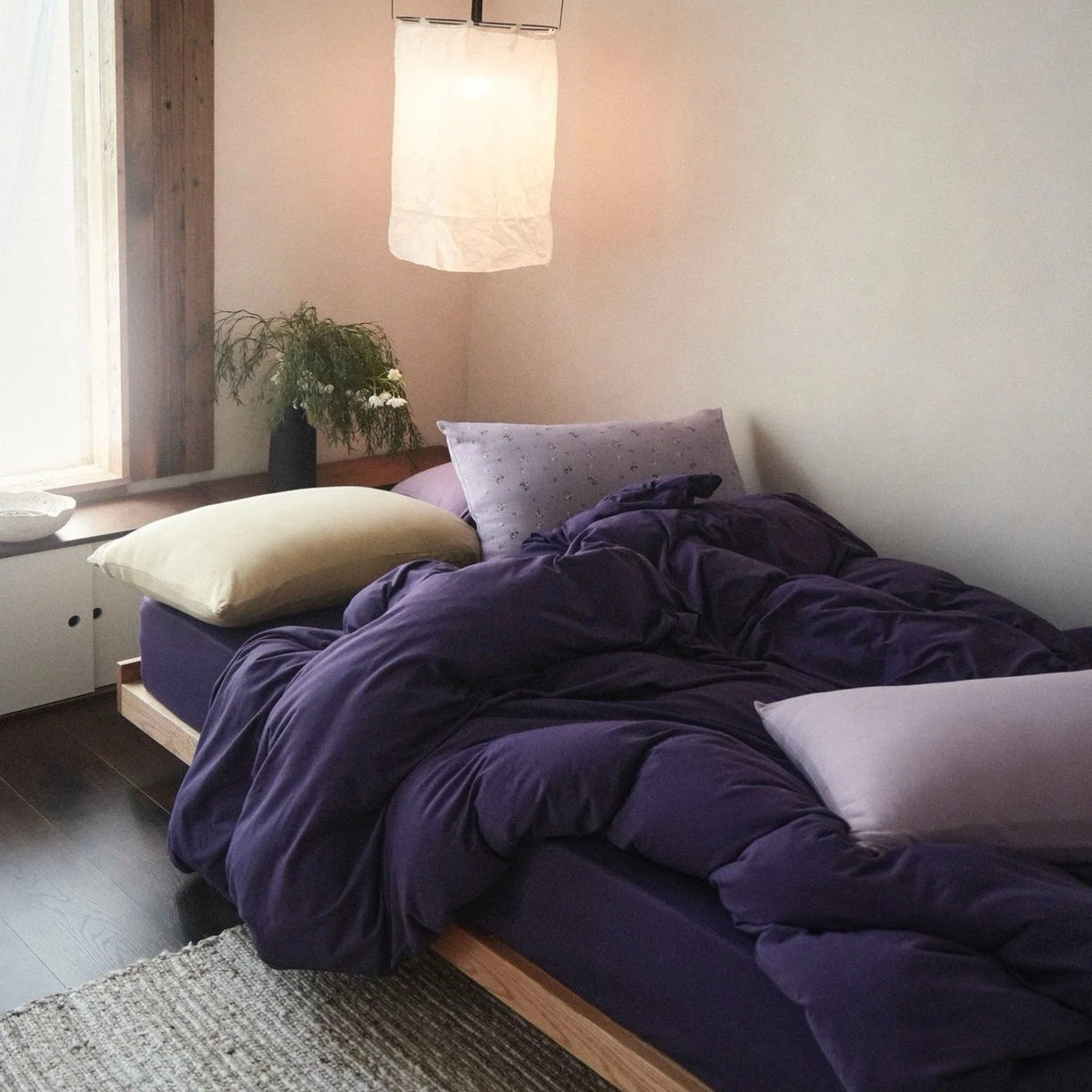 Bedding Set Satin Smooth Machine-Washable