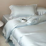 Bedding Set Silky Satin Temperature-Regulating