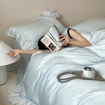 Bedding Set Silky Satin Temperature-Regulating