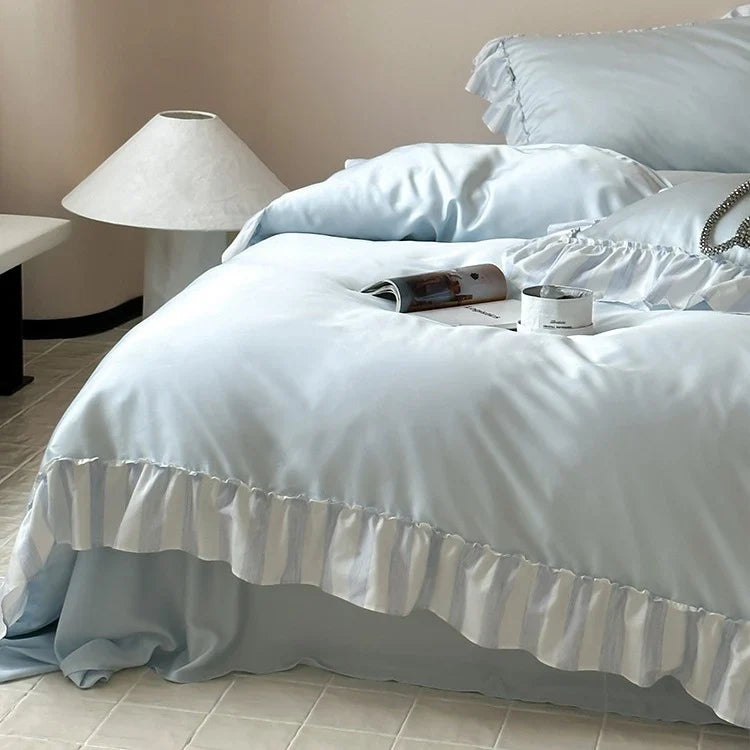 Bedding Set Silky Satin Temperature-Regulating
