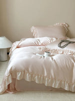 Bedding Set Silky Satin Temperature-Regulating