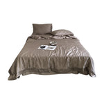 Bedding Set Tencel Satin Floral Jacquard
