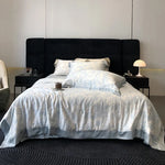 Bedding Set Toile-de-Jouy Cotton Satin Breathable