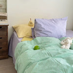 Bedding Set Washed Linen Duvet Cover & Pillowcases