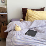 Bedding Set Washed Linen Duvet Cover & Pillowcases