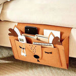 Bedside Organizer Felt Hanging Multi-Pocket Storage For Tablets & Books