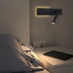 Bedside Reading Wall Lamp Dimmable LED Swivel Arm