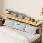Bedside Shelf Adjustable Headboard Clamp Non-Slip Cable Channel