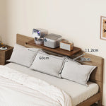 Bedside Shelf Adjustable Headboard Clamp Non-Slip Cable Channel