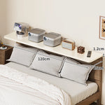 Bedside Shelf Adjustable Headboard Clamp Non-Slip Cable Channel