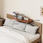 Bedside Shelf Adjustable Headboard Clamp Non-Slip Cable Channel