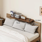 Bedside Shelf Adjustable Headboard Clamp Non-Slip Cable Channel