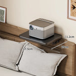 Bedside Shelf Adjustable Headboard Clamp Non-Slip Cable Channel