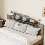 Bedside Shelf Adjustable Headboard Clamp Non-Slip Cable Channel