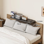 Bedside Shelf Adjustable Headboard Clamp Non-Slip Cable Channel