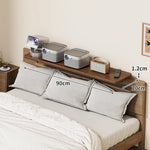 Bedside Shelf Adjustable Headboard Clamp Non-Slip Cable Channel