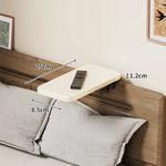 Bedside Shelf Adjustable Headboard Clamp Non-Slip Cable Channel