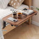 Bedside Shelf Foldable Space-Saving Wood Surface