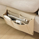 Bedside Storage Caddy Polyester Multi-Compartment Space-Saving