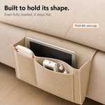 Bedside Storage Organizer Under-Mattress Felt Multiple Pockets